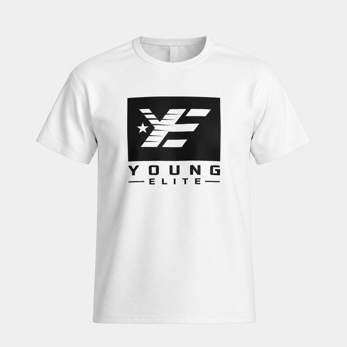 Young-Elite Black & White Unisex T-Shirt
