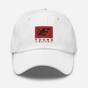 Young Elite Trendy Hat, Stylish Red & White Female design
