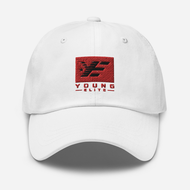 Young Elite Trendy Hat, Stylish Red & White Female design