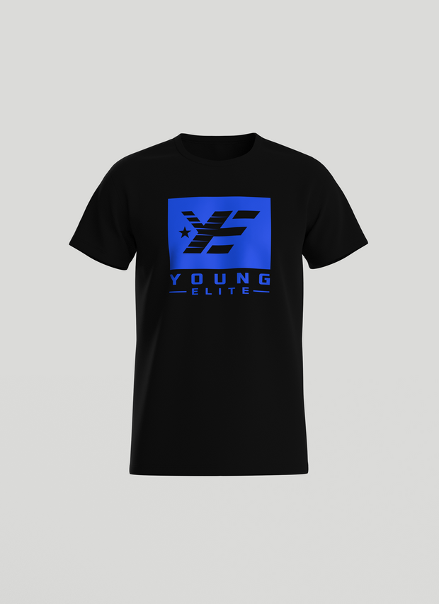 Young-Elite Blue & Black Male T-shirt