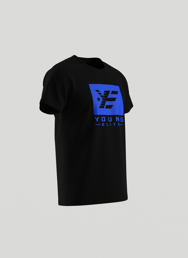 Young-Elite Blue & Black Male T-shirt