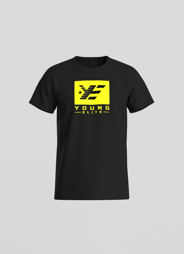 Young-Elite Yellow & Black Male T-shirt