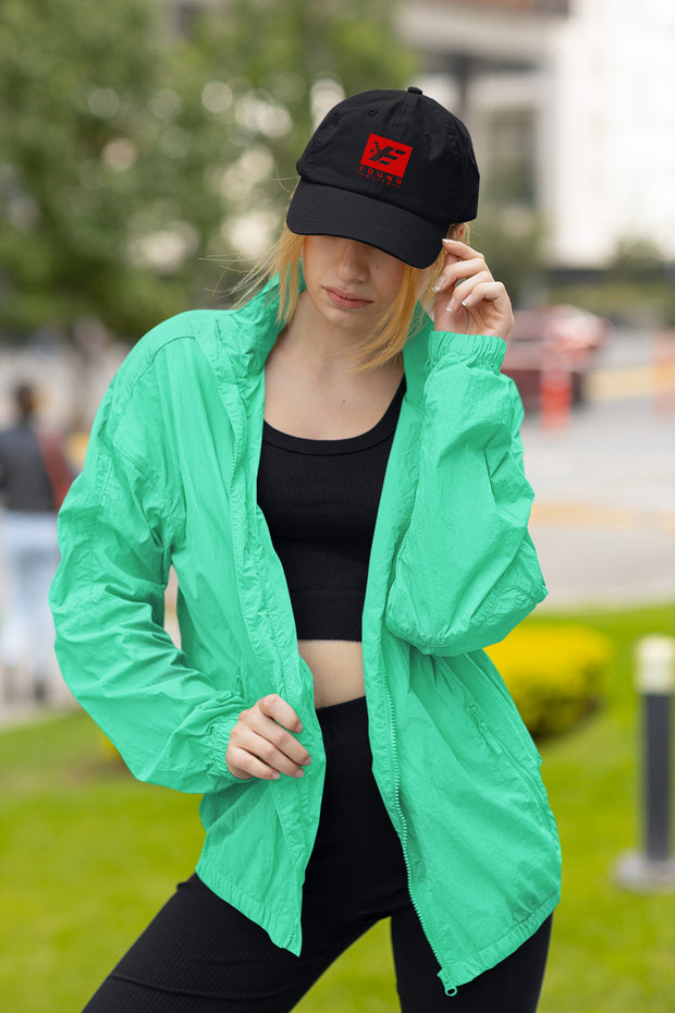 Young Elite Trendy Black Hat, Stylish Red & Black Female Design