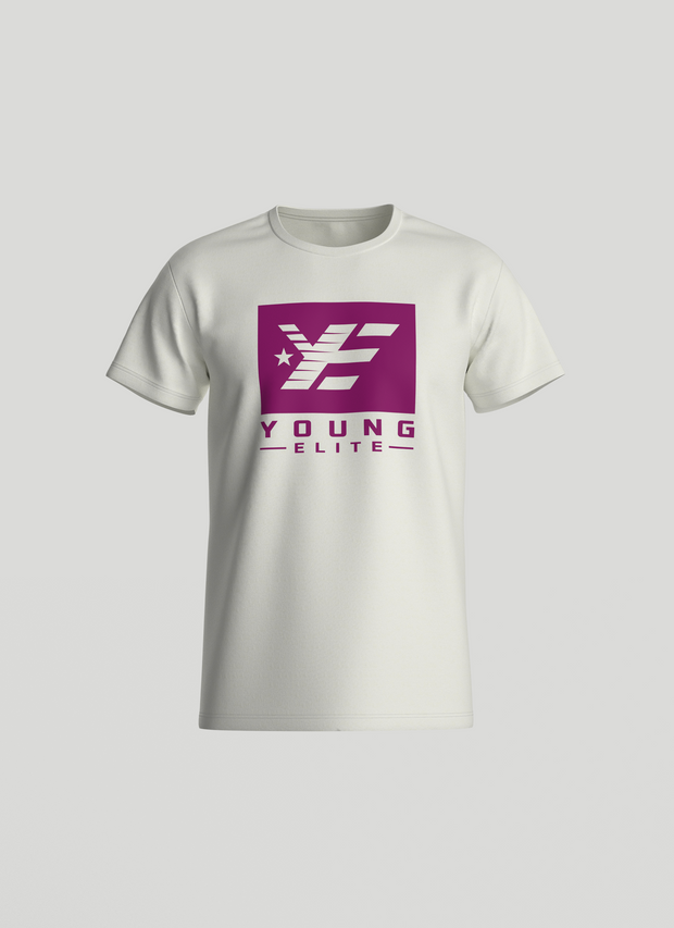 Young-Elite short sleeve Purple & White Unisex T-shirt