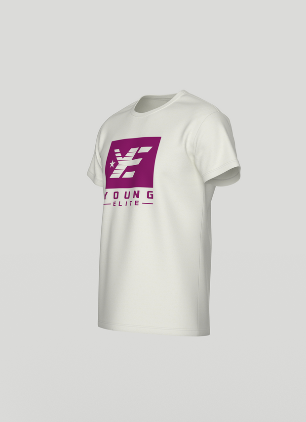 Young-Elite short sleeve Purple & White Unisex T-shirt