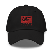 Young Elite Trendy Black Hat, Stylish Red & Black Female Design