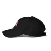 Young Elite Unisex Trendy Black Hat, Stylish Pink & Black Design