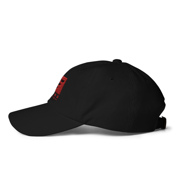 Young Elite Trendy Black Hat, Stylish Red & Black Female Design