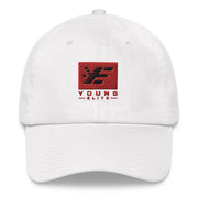Young Elite Trendy Hat, Stylish Red & White Female design