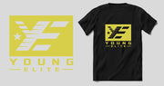 Young-Elite Yellow & Black Male T-shirt