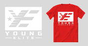 Young-Elite White & Red Male T-Shirt