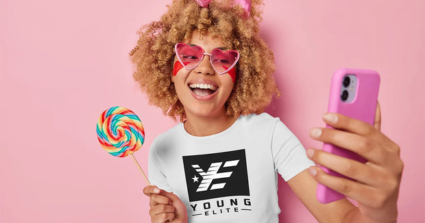 Young-Elite Black & White Unisex T-Shirt